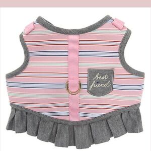 Ellen Degeneres Pink and Gray Pet Vest Harness